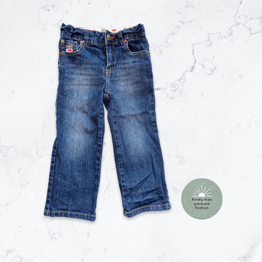 Paul Frank | EUC boot cut blue jeans with monkey 🙉